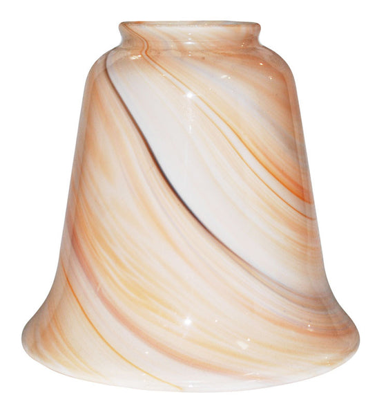 Vianne Cased Tan, Chocolate, and Orange Moire Bell-2481