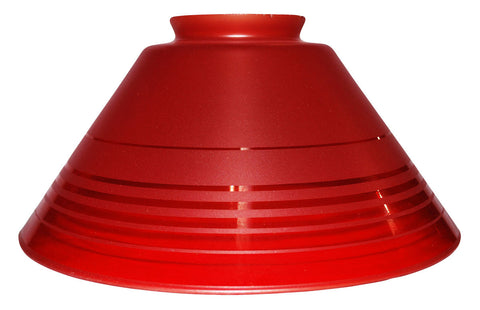 Vianne Retro Red Etch 10" Cone-339