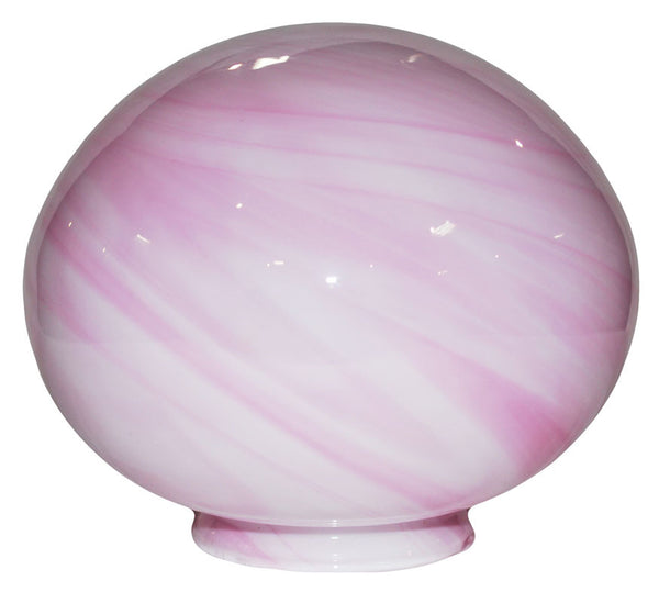Vianne Cased Pink Moire Globe-383